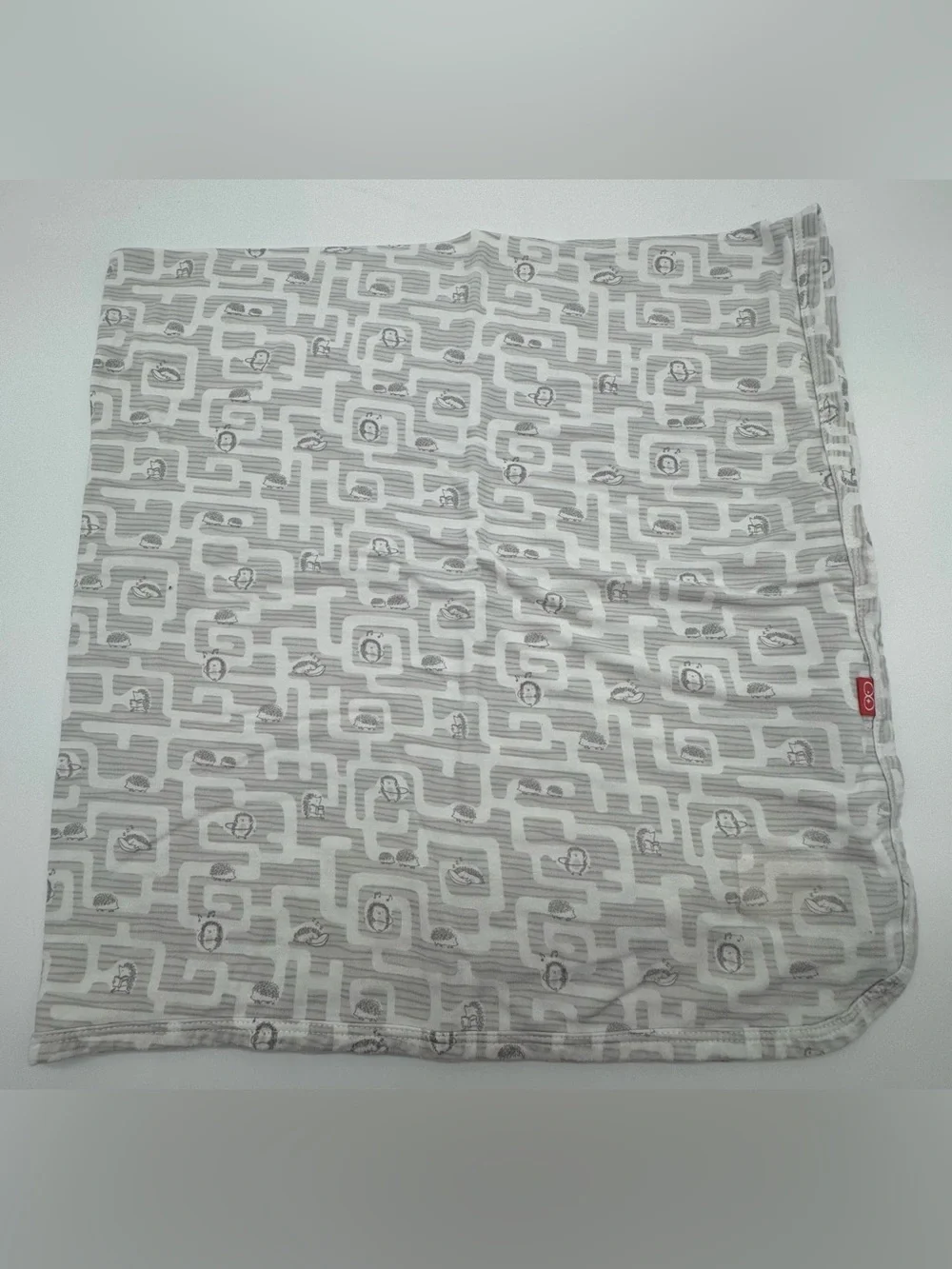 Magnetic Me Modal/Spandex Swaddle Blanket in Hedgehog Print